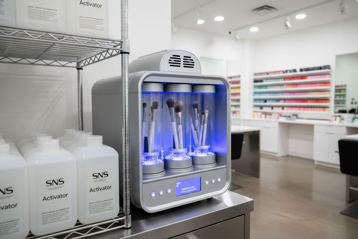 Bulk activator and sanitation station