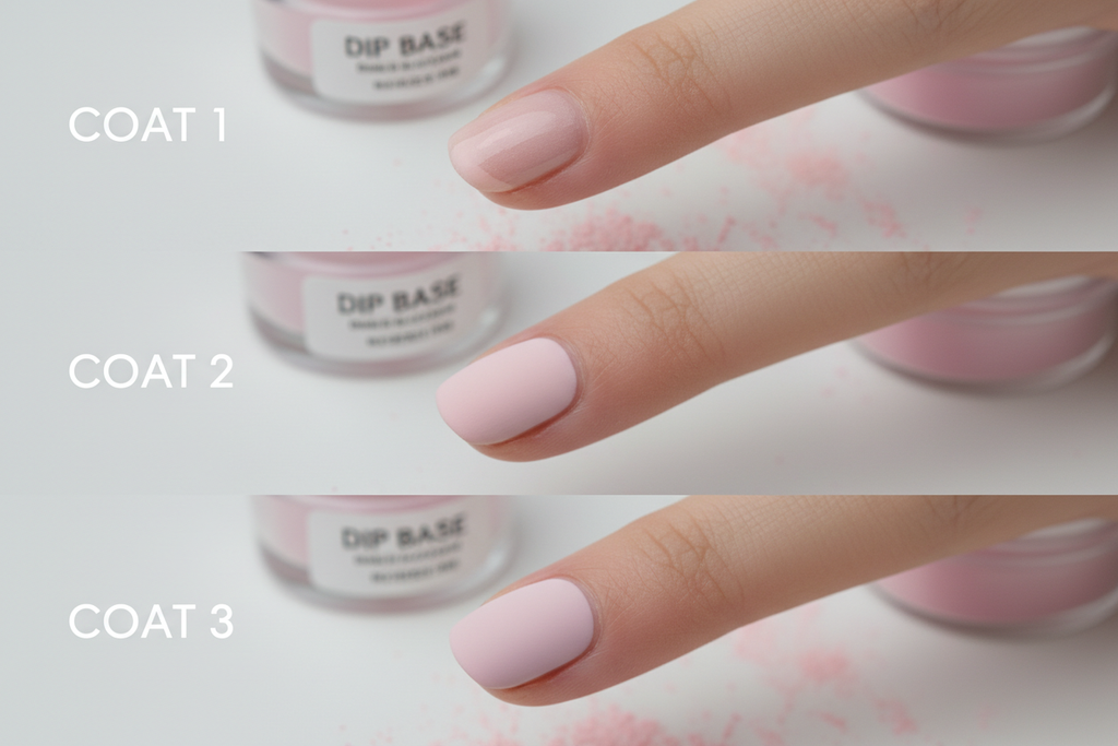 Three-coat dipping sequence