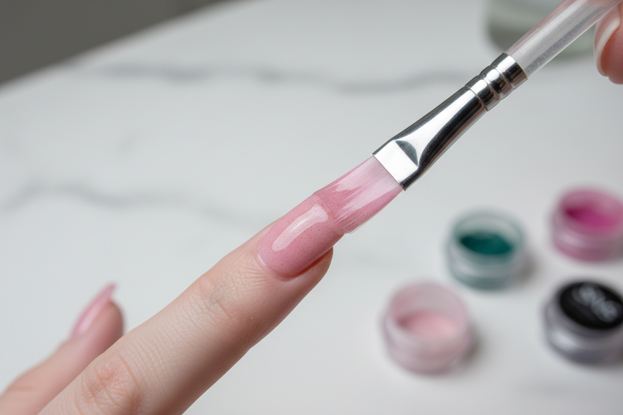 Activator brush sealing SNS powder layers