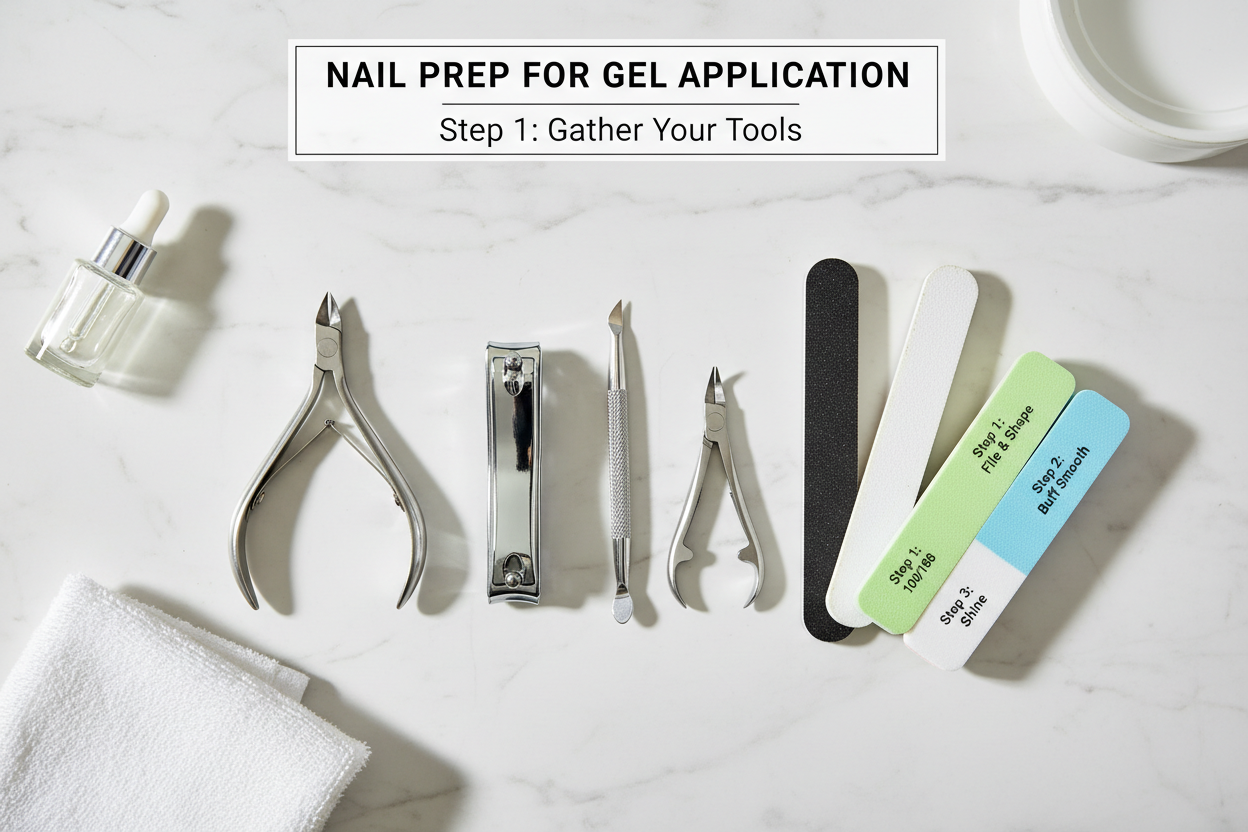10-piece file and buffer set for nail prep